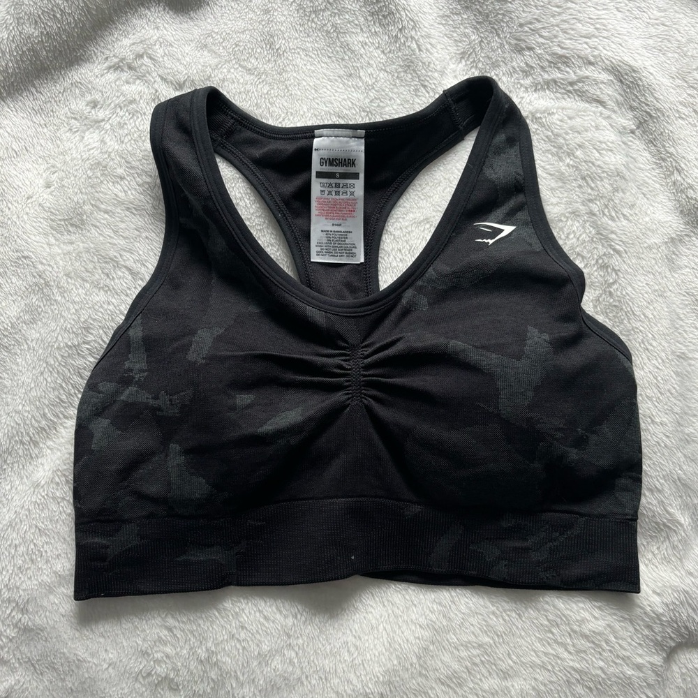 Gymshark Adapt Camo Seamless Racerback Sports Bra
